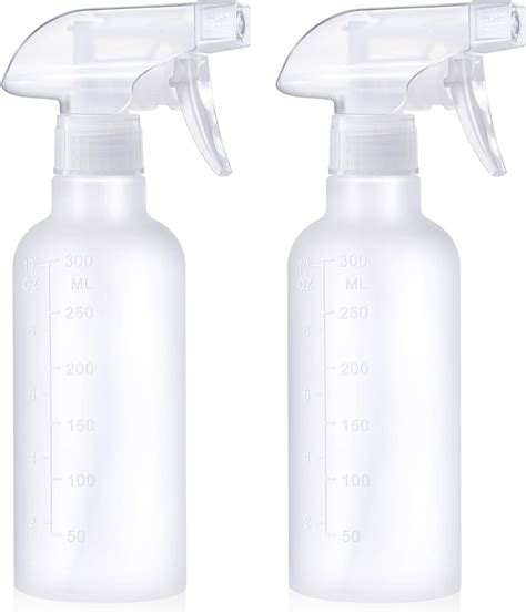 D Dymoece Plastic Spray Bottles, 2 Pack Water Fine Mist Spray Bottles ...