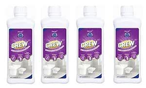 Crew Bathroom Cleaner and Descaler 1 LTR Pack of 4 : Amazon.in: Health ...