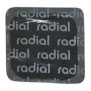 Harzole UP-S54G Radial and Bias-Ply Tire Patch 2 1/8“ Square Grey Patch ...