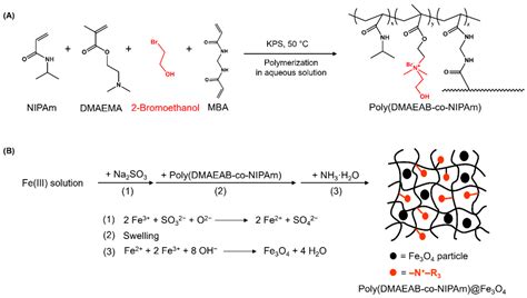 In Situ Synthesis of Magnetic Poly(DMAEAB-co-NIPAm)@Fe3O4 Composite ...