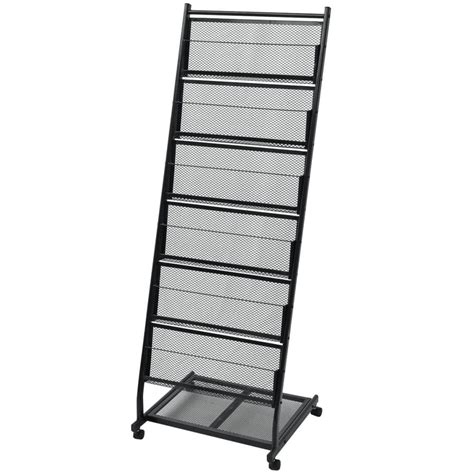 Buy Festnight A4 Magazine Rack Floor Display Stand Exhibition Stand ...