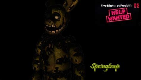 FnaF VR Springtrap by MitsukiOyashiiro on DeviantArt