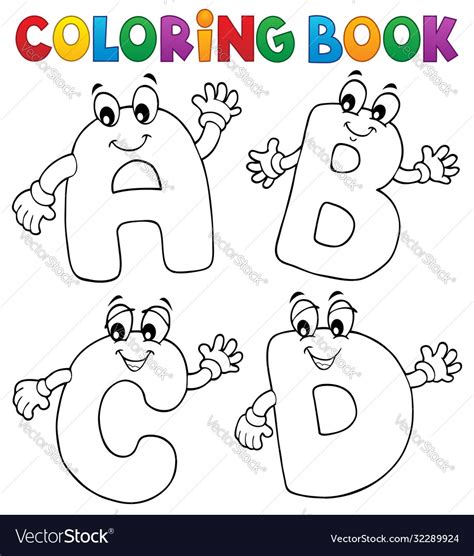 Coloring Abcd Plain Alphabet Coloring Pages Free & Printable!