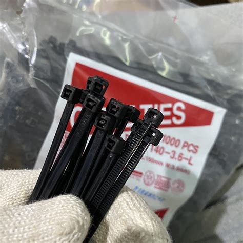 Dây Rút Nhựa Chống Tia UV Màu Đen DONG-A 140x3.6mm (1000 Sợi/Bịch ...