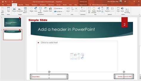 Image result for PowerPoint Footer Tutorial