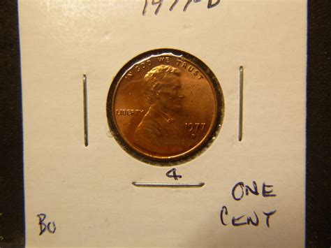 LINCOLN MEMORIAL 1977 D CENT - For Sale, Buy Now Online - Item #607407