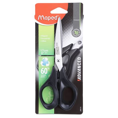 Maped Advanced 17cm Scissor, Black : Amazon.in: Office Products