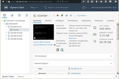 VMware-vCenter-Server Linux版 基本安裝及設定 – Tony.Wu