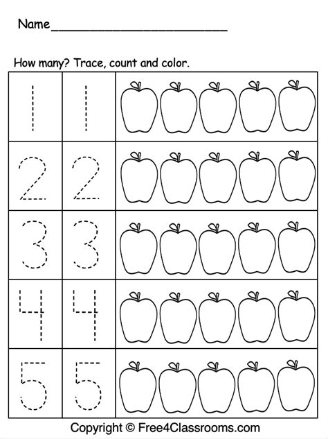 Image result for Numbers 1-5 Counting