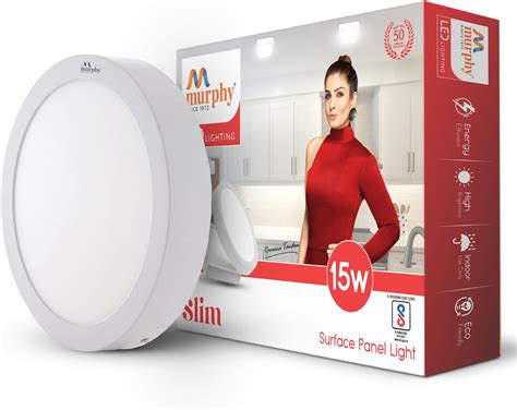 Buy Murphy LED 9 Watts CBL Round Surface Down Light, Pack of 2, Cool ...