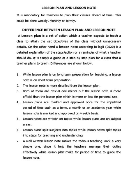 Image result for How to Write Notes of Lesson