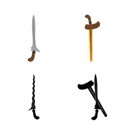 Keris icon logo vector design template | Premium Vector