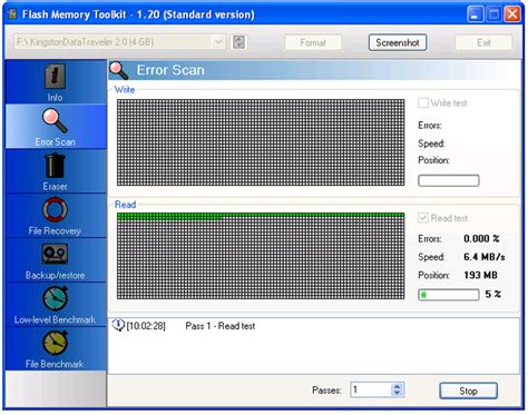 Flash Memory Format Tool 的图像结果