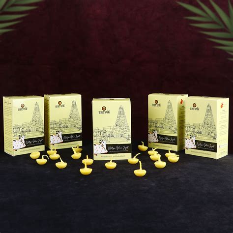 Buy SATVIK Pure Cow Ghee Wicks 500 Pcs (50×10) Nitya Ghee Jyot for ...