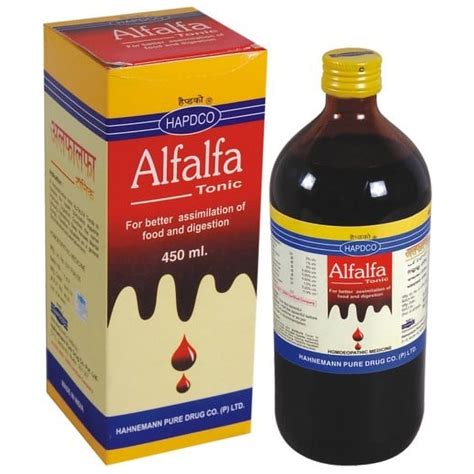Buy Hapdco Alfalfa Tonic, 450 ml | 19 Minutes Delivery | Apollo Pharmacy