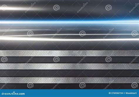 Futuristic Metal Texture Background. Stainless Steel, Chrome, Chromium ...