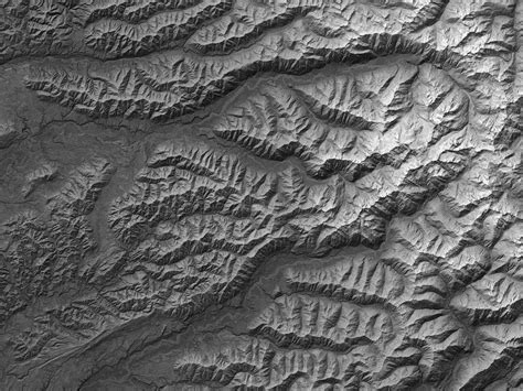 Olympic Peninsula Terrain Map