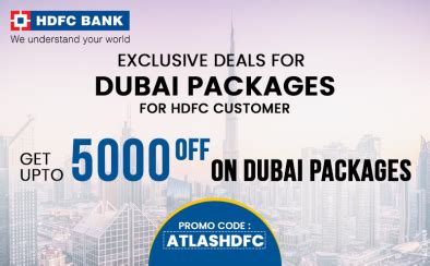 HDFC Bank Offers | Exclusive Travel Deals & Benefits | Atlas Tours