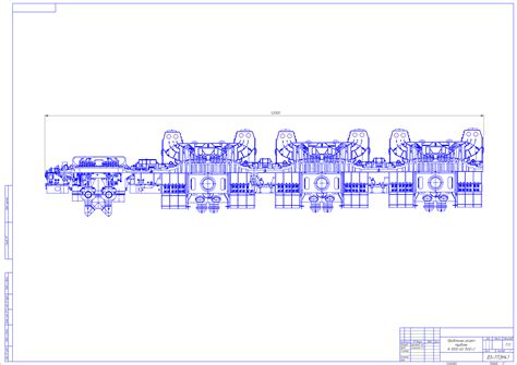 Чертеж паротурбиной установки К-1000-60/1500-2 - Чертежи, 3D Модели, Проекты, Турбины