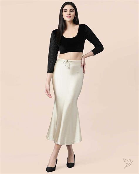 Buy Pearly vanilla Women Stylish Saree Shaper Online