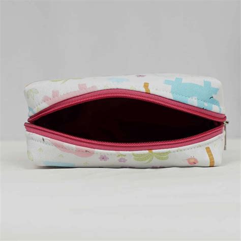 Personalized Elephant Printed Kids Box Pouch