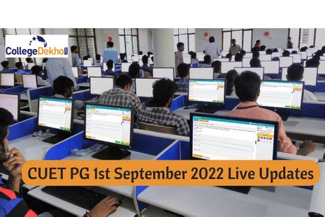 CUET PG 1ST Sept 2022 Live: Day 1 Concluded, Question Paper Analysis ...