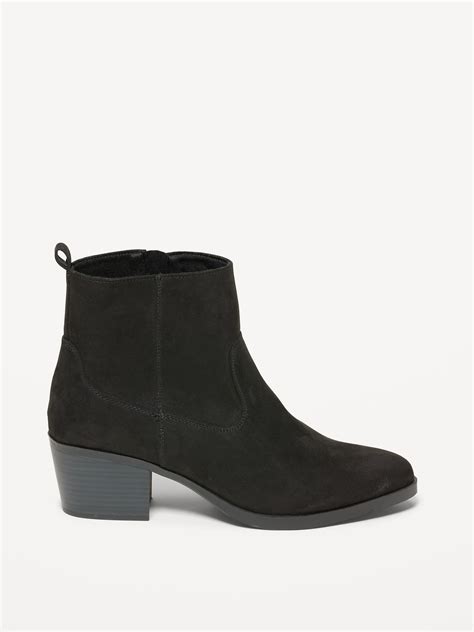 Black Suede Ankle Boots