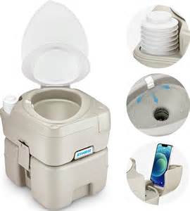 Amazon.com: Kohree Portable Toilet for Camping 5.3 Gal: 20L Cassette ...