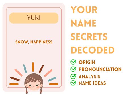 Yuki - Girl Name Meaning and Pronunciation