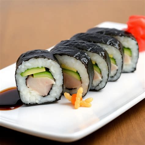 Ocean Breeze Puffer Fish-Inspired Sushi Roll Recipe | cookAIfood