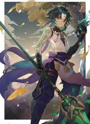 Xiao Genshin Impact Matte Finish Poster Paper Print - Animation ...