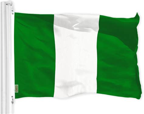Amazon.com : AZ FLAG Nigeria Flag 3' x 5' - Nigerian Flags 90 x 150 cm - Banner 3x5 ft Light ...
