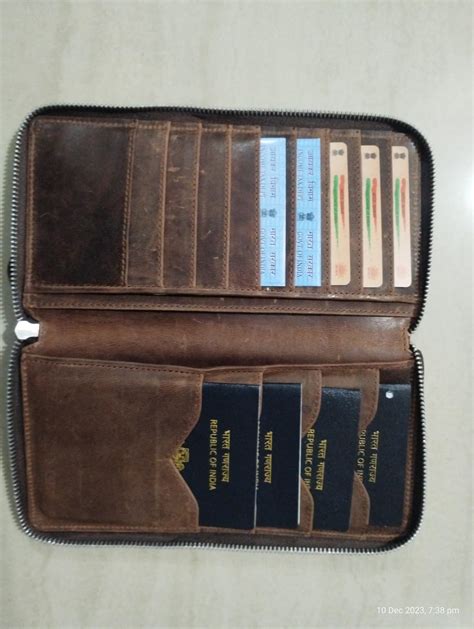 ABYS Genuine Leather Unisex Tan Coin Purse|Passport Cover|Mobile Case ...