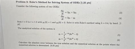 Image result for Euler Method for 2nd Order Odes in Python