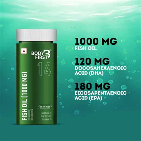 Buy BODYFIRST FISH OIL 1000MG (30 SOFTGELS) Online & Get Upto 60% OFF ...