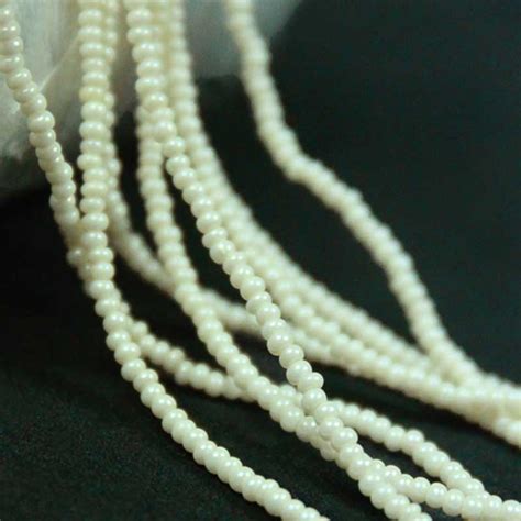 Buy 15/0 Miyuki Cream Seed bead strings at wholesale and cheap prices ...