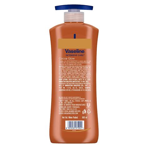 Vaseline Intensive Care, Cocoa Glow Serum-in-Lotion, 600ml, with 100% ...