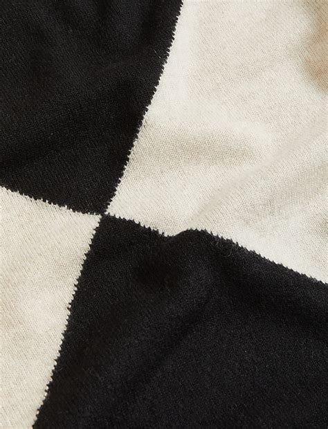 Buy Pure Cashmere Patterned Crew Neck Jumper at Marks & Spencer