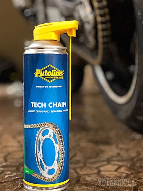 On test at OVERDRIVE: Putoline Tech Chain lubricant - Overdrive
