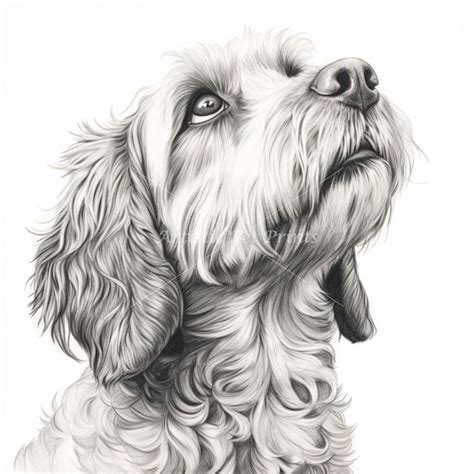Image result for Cockapoo Drawing Portrait