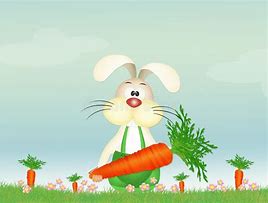 Image result for Bunny with Carrot Clip Art