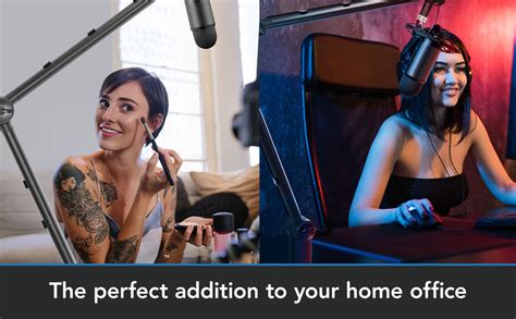 TECHBLAZE S5 Professional Microphone Stand 360° Adjustable Boom Arm Mic ...