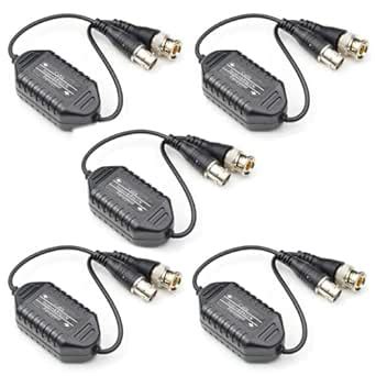 MESHIV Bnc Ground Loop Isolator CCTV Video Balun, BNC Male to BNC ...