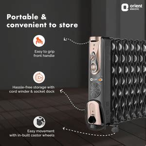 Orient Electric Orient 13 FIN OFR Oil Filled Room Heater Price in India ...