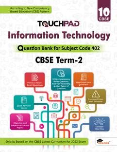 Touchpad Question Bank, Information Technology for Class 10 (CBSE ...