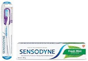 Buy Sensodyne Toothpaste Fresh Mint, Sensitive tooth paste for daily ...