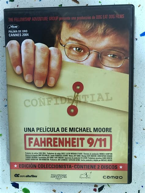 Fahrenheit 9/11 DVD Michael Moore Edition Collector 2 X DVD Spanish ...