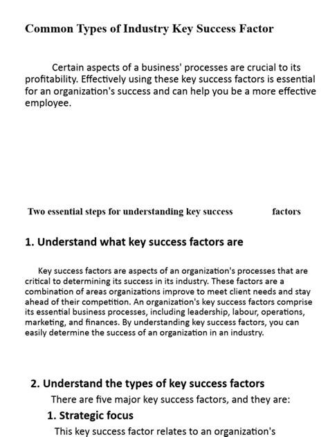 Key SuccessFactors 的图像结果