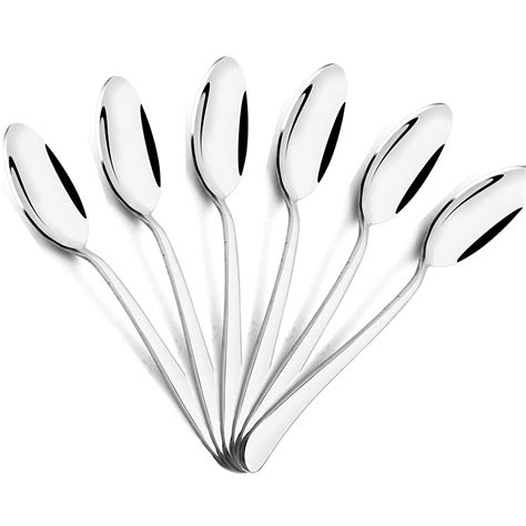 Shapes Orbit Stainless Steel Dinner Spoon Set for Home/Kitchen, 6 ...