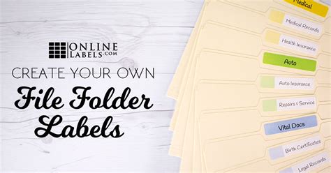 How To Create File Folder Labels In 5 Easy Steps throughout Hanging ...